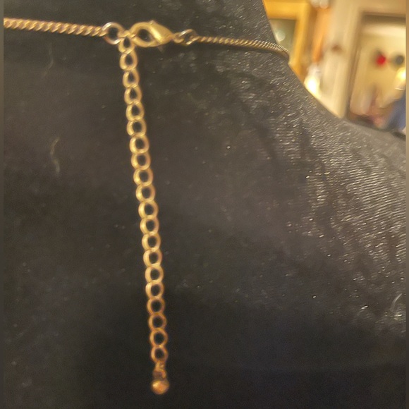 Organic Pendant Lapis Lazuli Necklace Unique One of A Kind Art Piece, 30” Adj - Picture 4 of 4